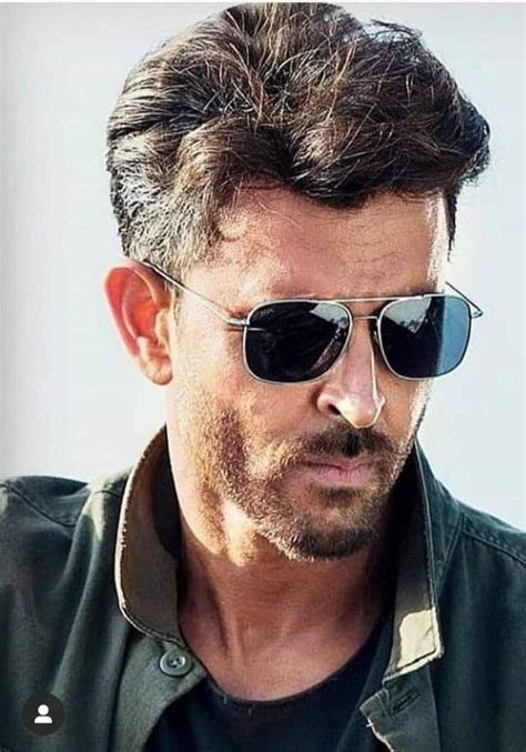 Official War Teaser Hrithik Roshan Black Square Sunglasses .